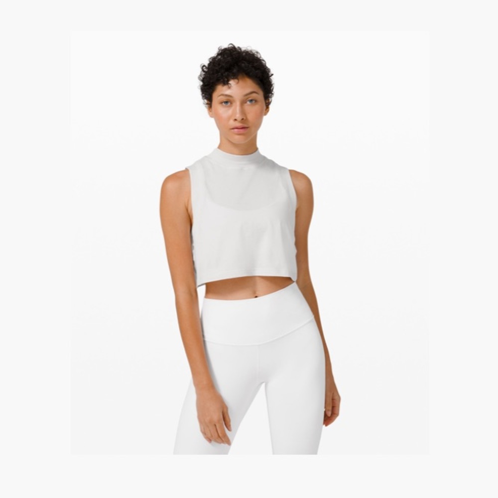 Lululemon Off White Top - Active Wear Size 8 (S)